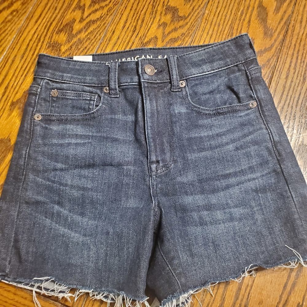 American Eagle super high rise shorties next leve